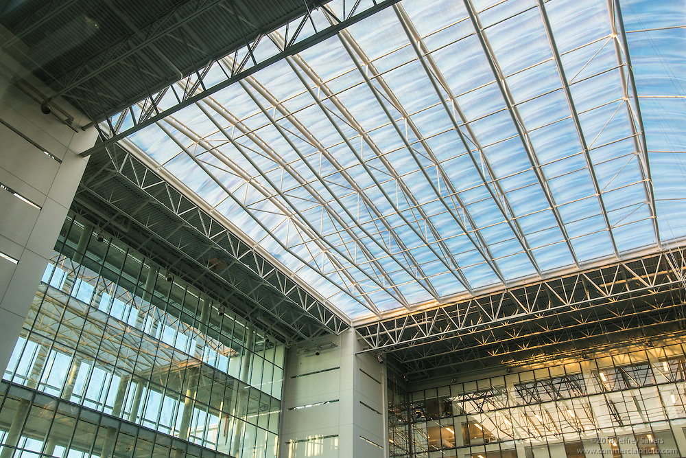 Interior Image of ETFE Skylight in Rockville Maryland Office Building by Jeffrey Sauers of Commercial Photographics, Architectural Photo Artistry in Washington DC, Virginia to Florida and PA to New England